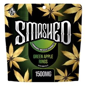 Smashed Gummy GREEN APPLE RINGS 1500mg