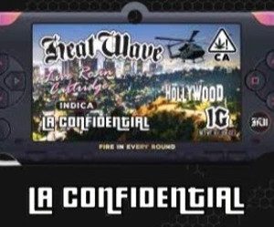 Heat Wave Live Rosin LA CONFIDENTIAL Cartridge 1gr (INDICA)