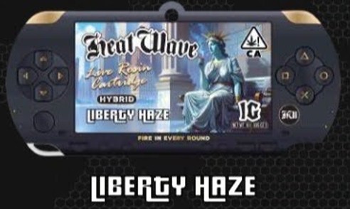 Heat Wave Live Rosin LIBERTY HAZE Cartridge 1gr (HYBRID)