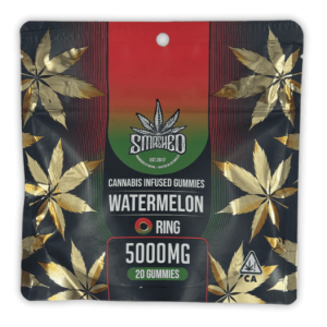 Smashed Gummy  WATERMELON RINGS 5000mg (20 x 250mg)